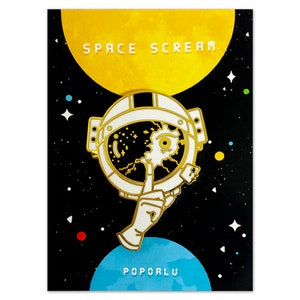 Space Scream Pin