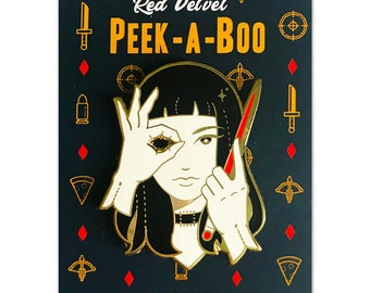 Red Velvet: Peek A Boo Inspired Enamel Pin