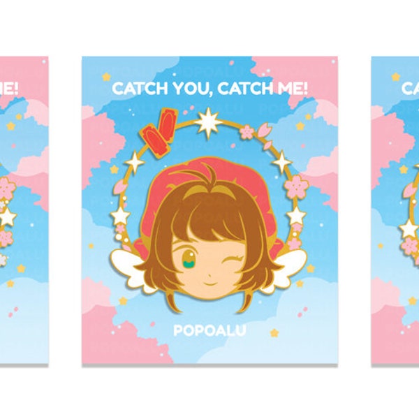 Cherry Blossom Magical Girl Pins