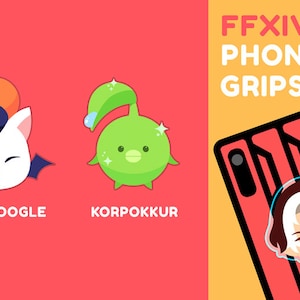 FFXIV Friends Phone Grips