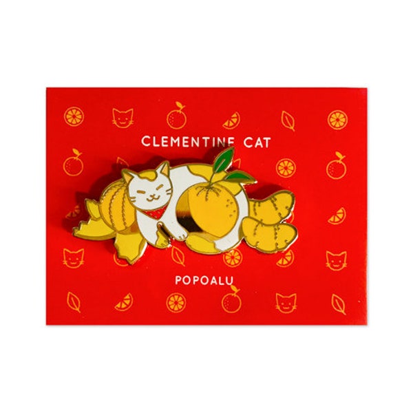 Clementine Cat Pin