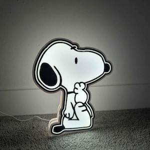 Snoopy Lightbox 3D Print | Peanuts Light