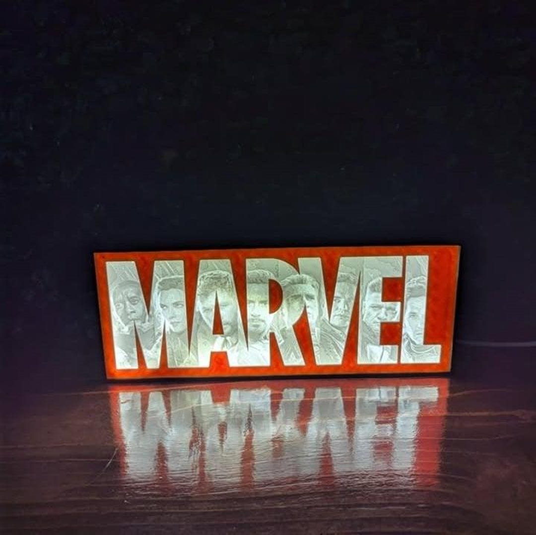 Marvel/avengers Lightbox | USB Powered - Etsy