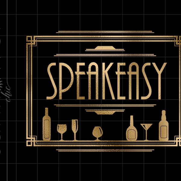 Speakeasy Art Etsy