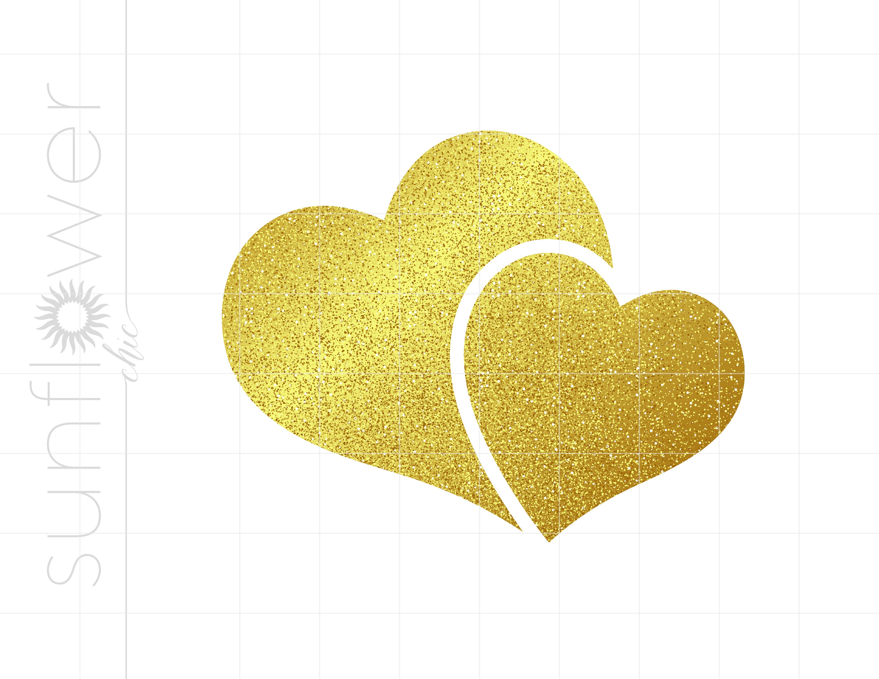 Double Gold Heart Double Gold Heart