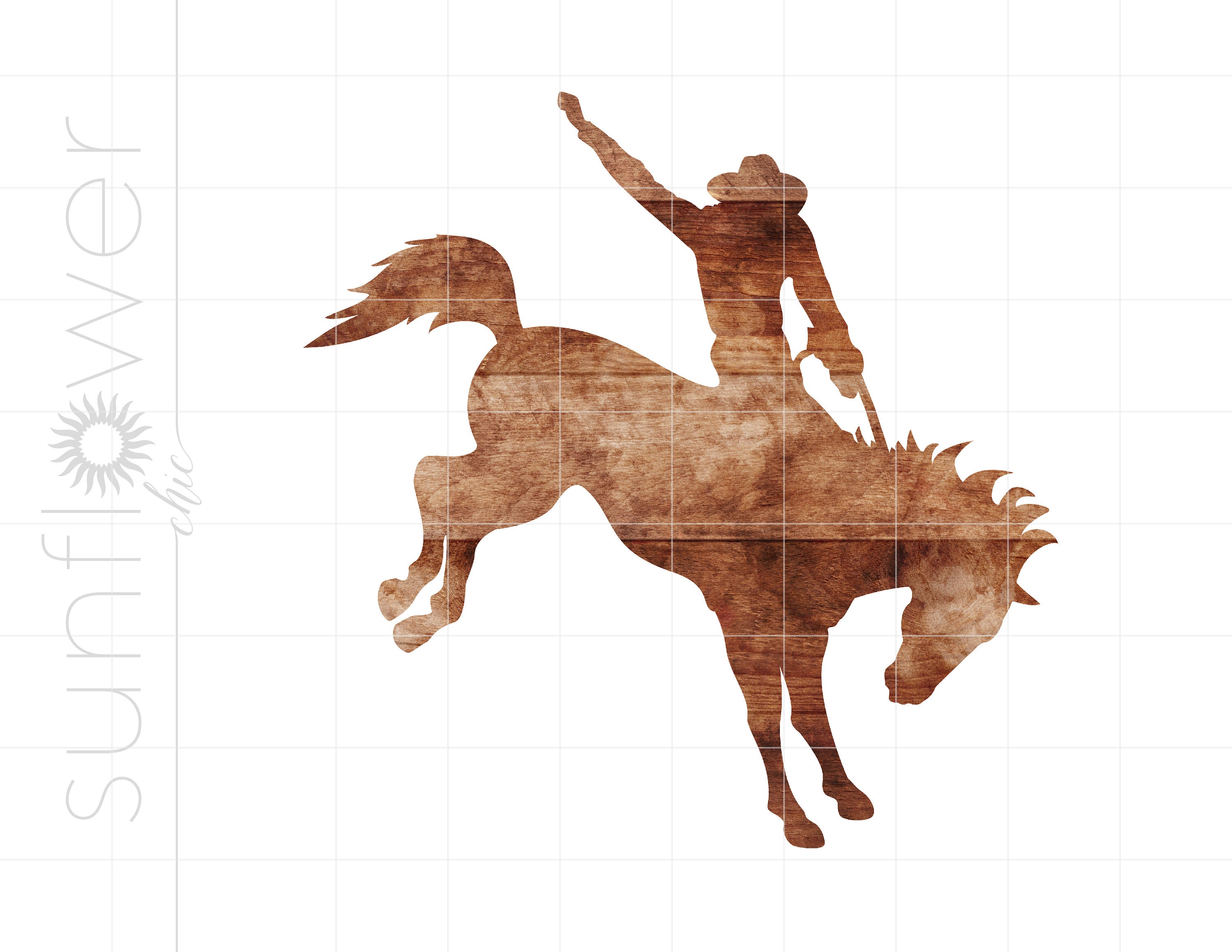 Rustic Cowboy Print and Cut PNG Download | Rustic Wood Cowboy ...