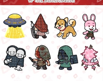 Monstros e Mascotes de Silent Hill - Miniaturas de Acrílico de 3,8 cm