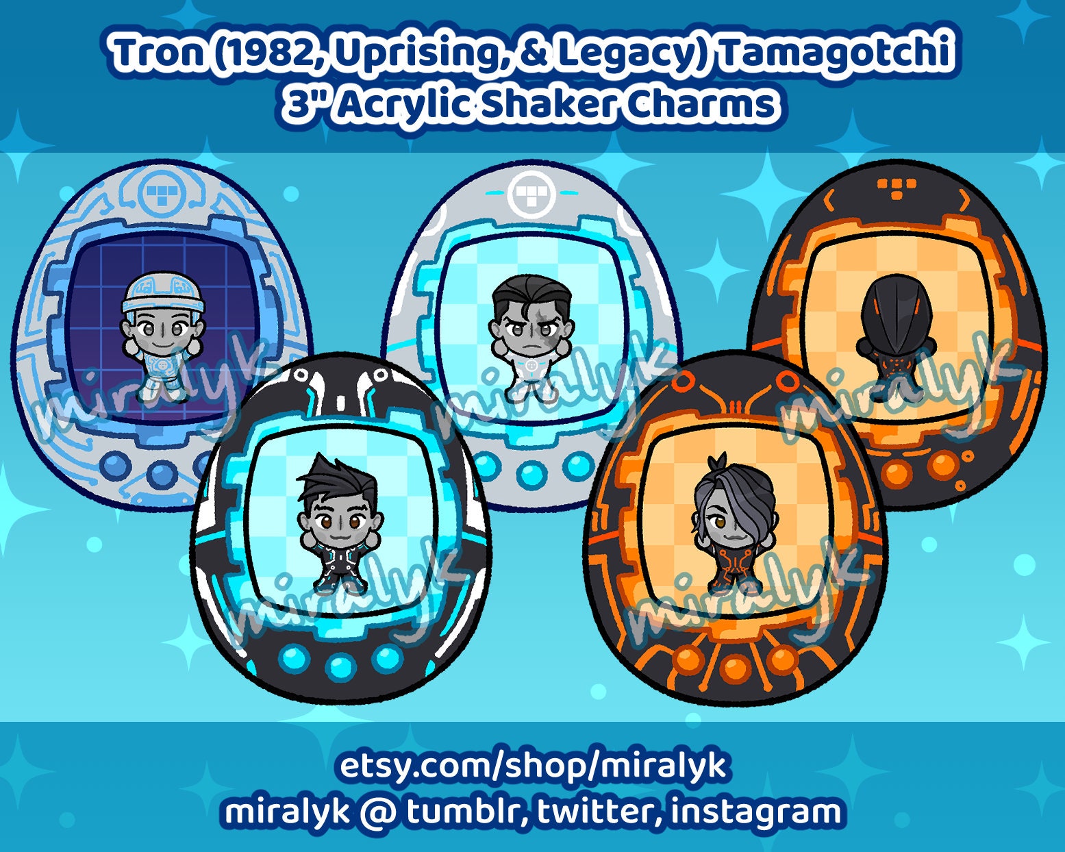 PREORDER Tron Beck Renegade Paige and Rinzler Tamagotchi Etsy