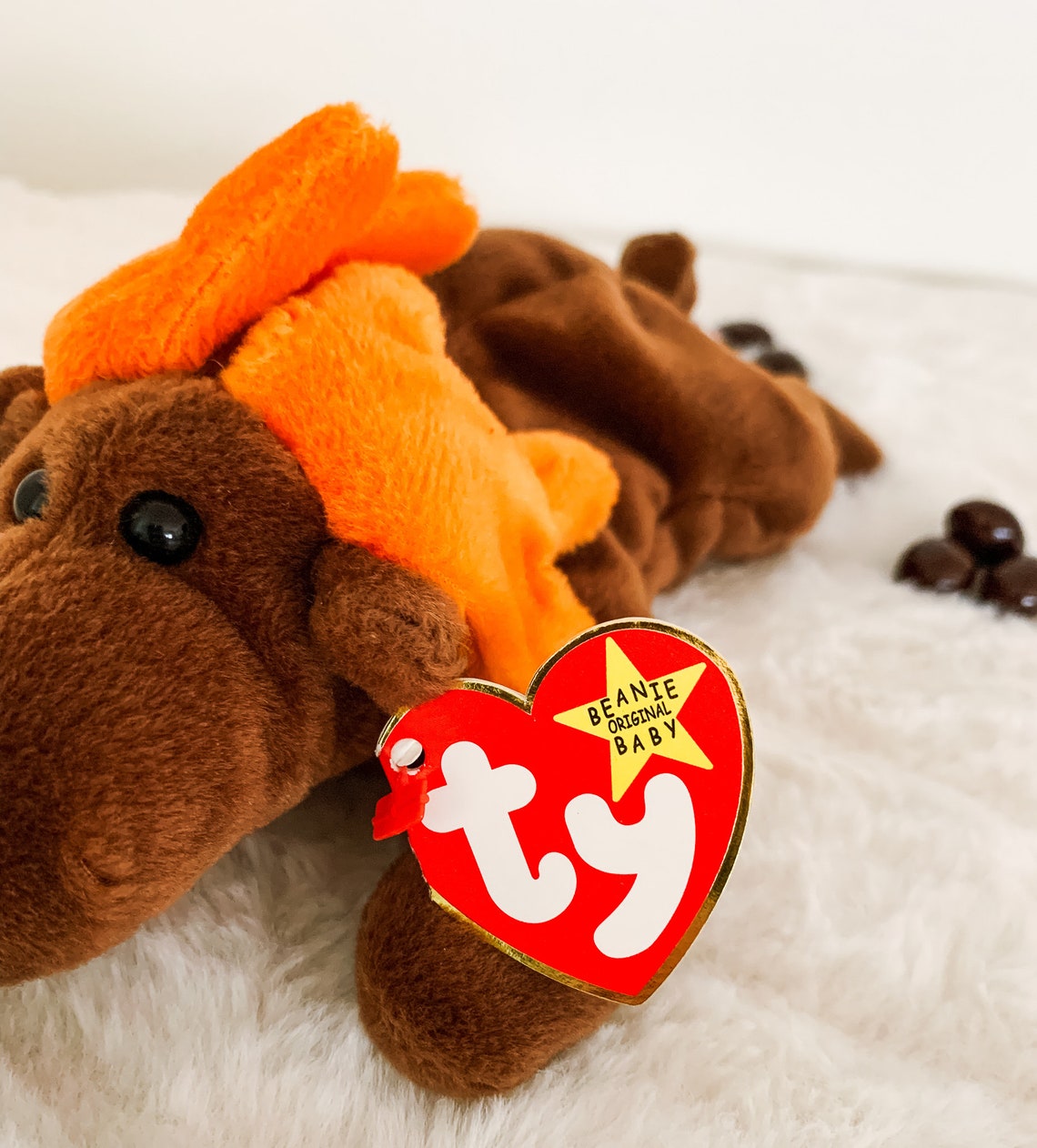 Chocolate the Moose Ty Beanie Baby Original 9 Mint | Etsy