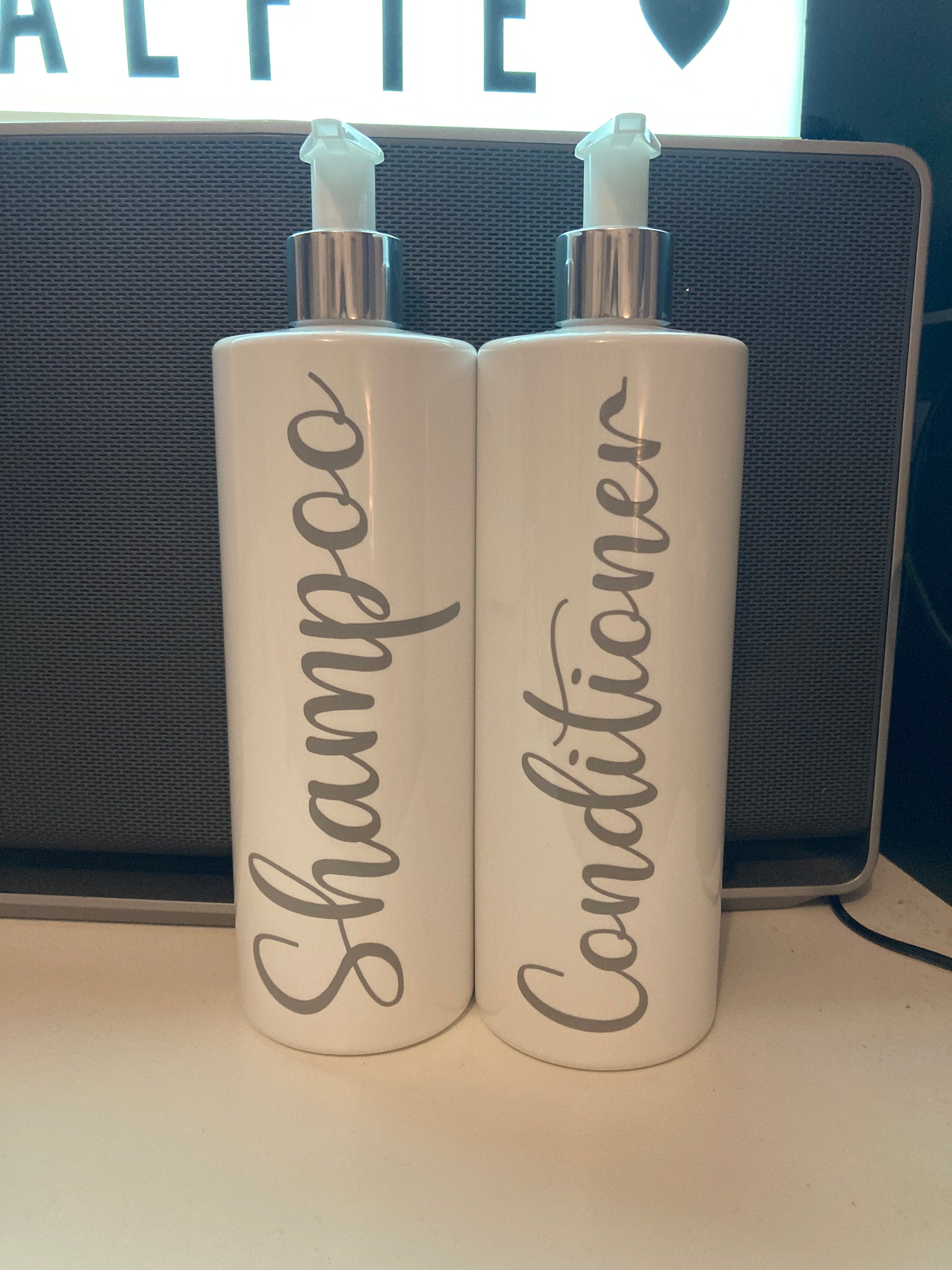 Personalised Bathroom Pump Bottles Etsy