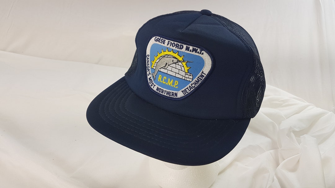 Grise Fiord NWT RCMP 80s Trucker Hat Cap Snapback Etsy UK