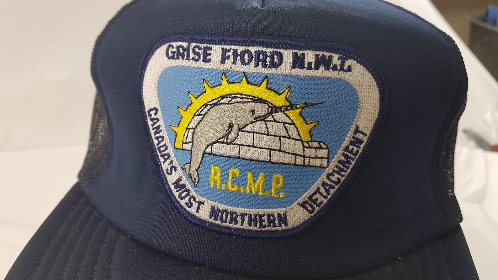 Grise Fiord NWT RCMP 80s Trucker Hat Cap Snapback Etsy UK