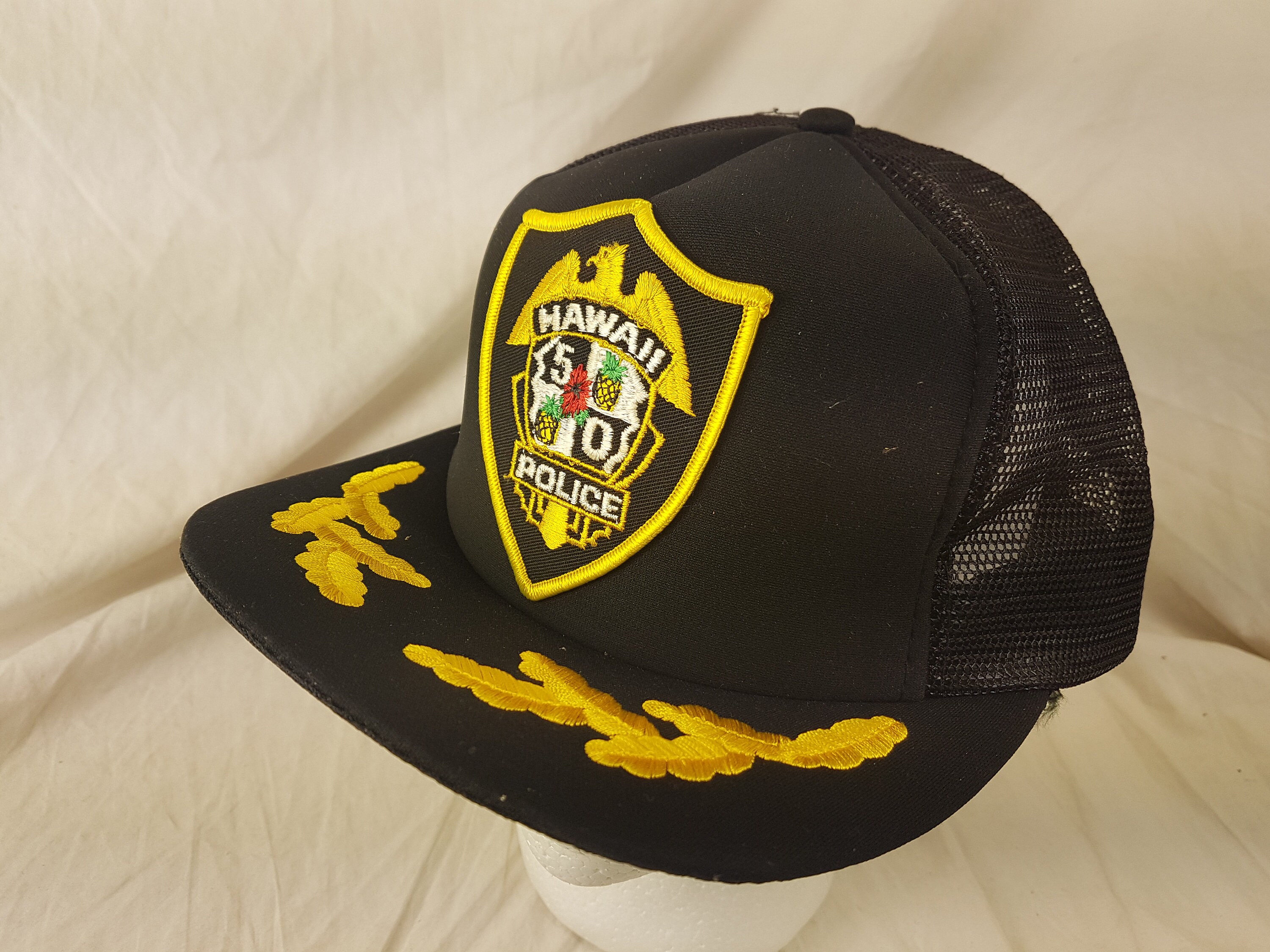 HAWAII POLICE Trucker Hat Snapback 