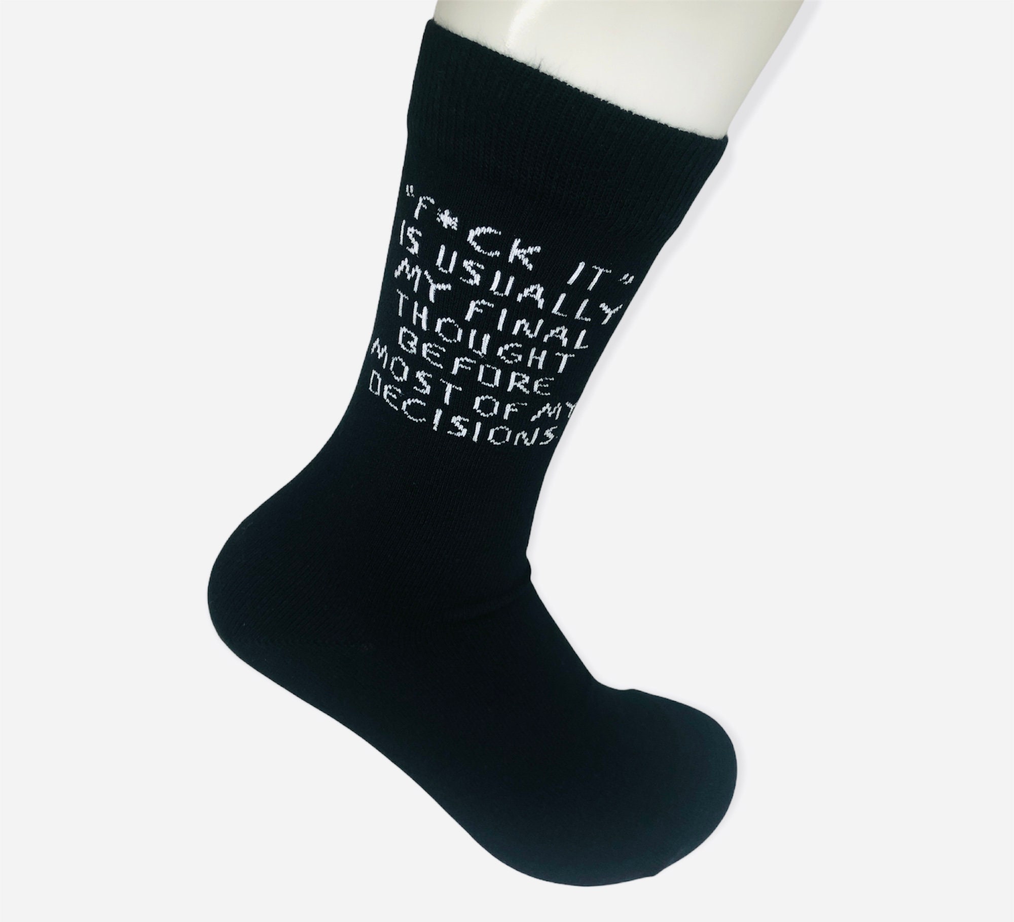Fck It Final,socks With Funny Sayings,socks,unisex Socks,best Quality