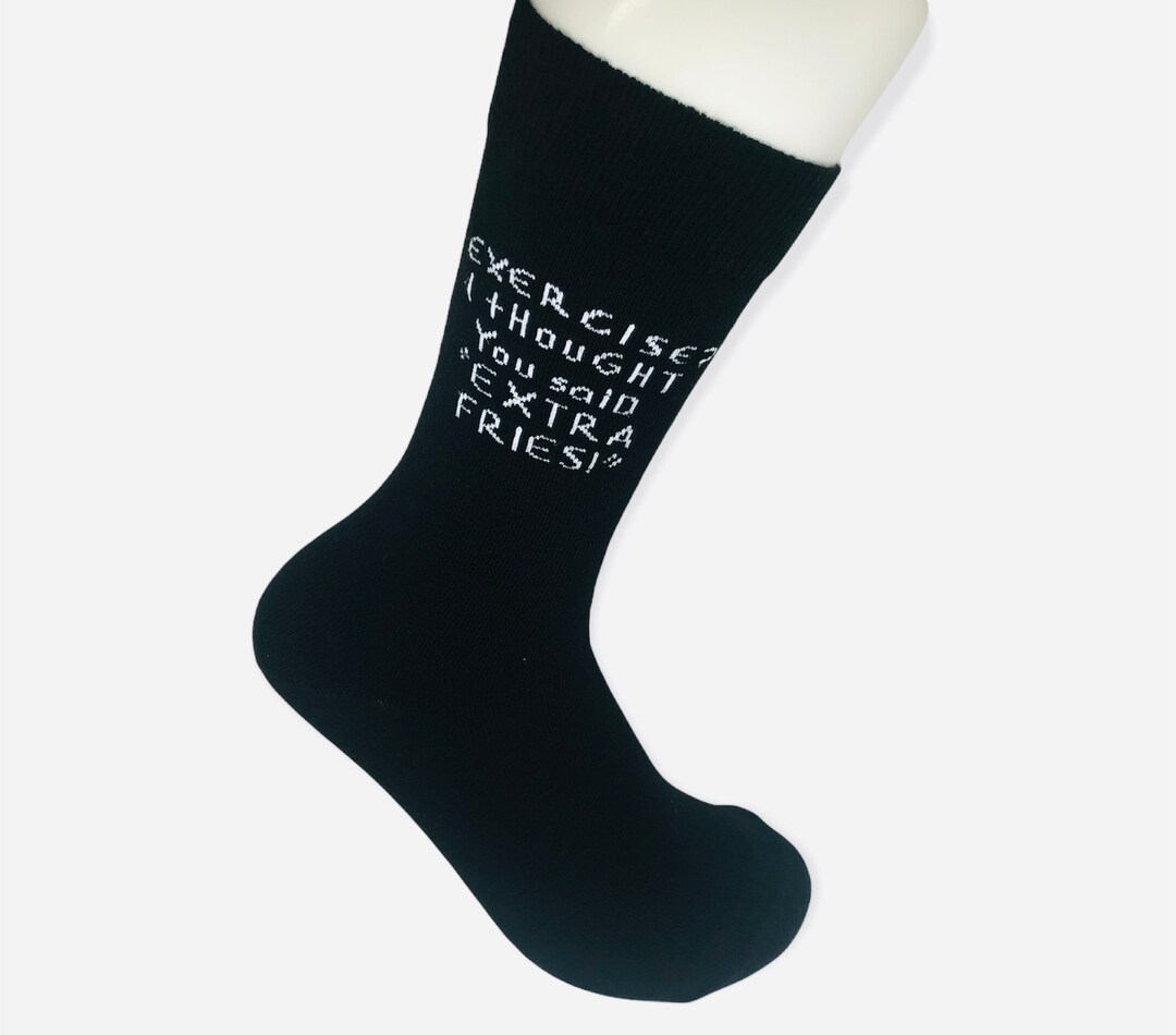 Exercise Said Extra socks With Funny Sayings socksunisex Socksbest Quality Sockschristmas Gifts