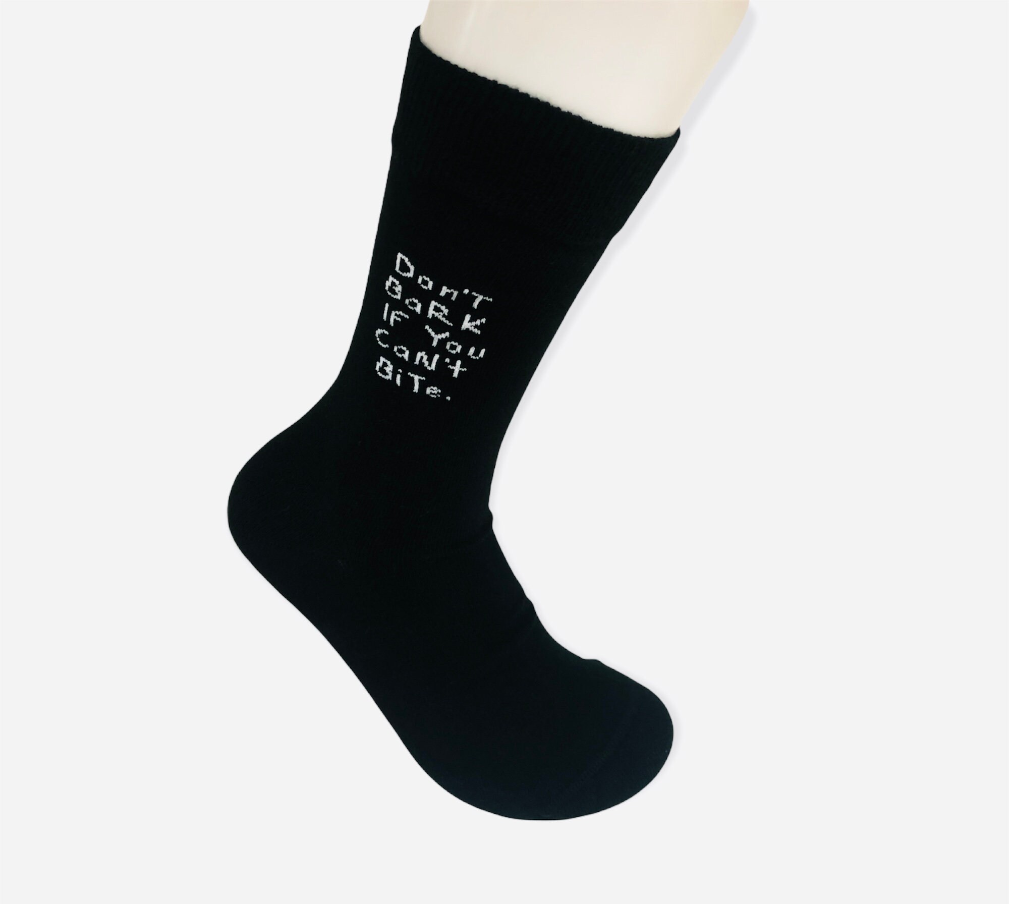Dont Bark Socks With Funny Sayings socksunisex Socksbest Etsy