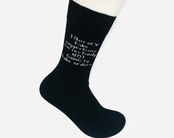 I Barely Take Sock,Unisex Socks,Best quality Socks,Gift For Her,Gift For Him,bbf Gifts