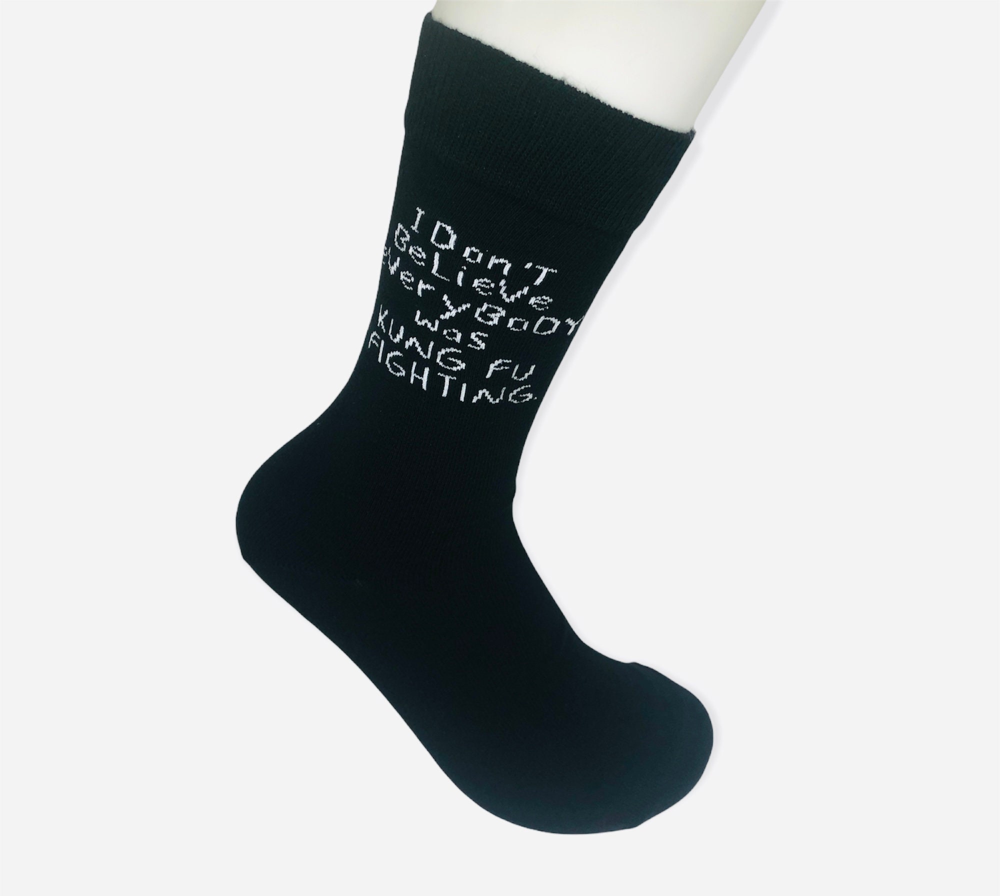 I Dont Believe Socken mit lustigen Sprüchen Socken Unisex Socken Socken
