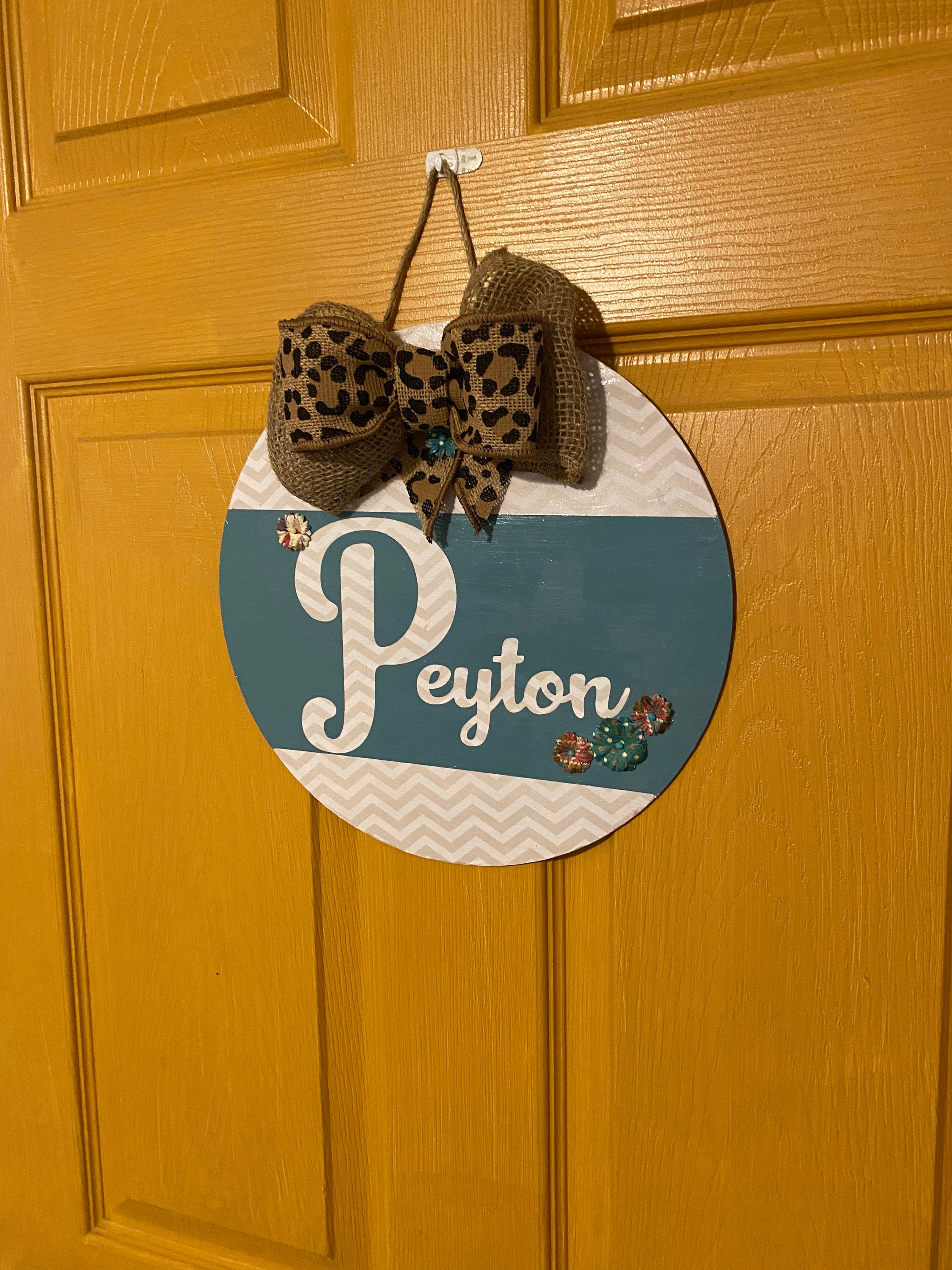 PersonalizedMade to order door hanger Etsy