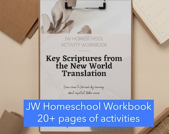 Learn Key Scriptures from the NWT! JW Homeschool Activity for Teens and Kids; Family Worship Project