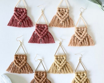 Macrame earrings | macrame | boho | handmade