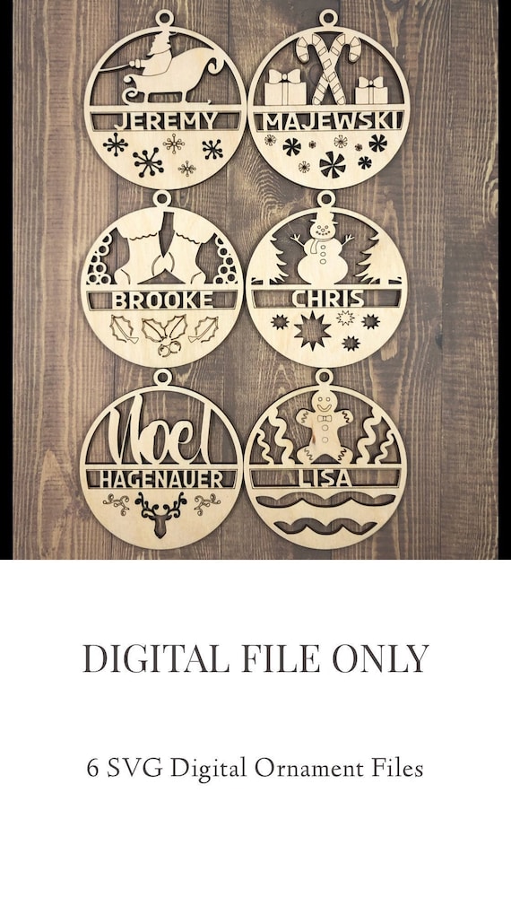 Christmas Ornament Personalized, Christmas in July, Ornament Svg file, Christmas Ornament SVG Files, Christmas Ornament Svg For glowforge ,