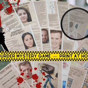 Afdrukbaar moordmysteriespel, onopgeloste cold case-bestanden, cold case moordbestand, digitale download, detectivespel, ware misdaad, cold case afbeelding 1