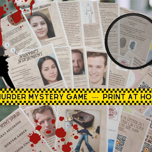 Printable Murder Mystery Game, Unsolved Cold Case Files, Cold Case Murder File, Digital Download, Detective Game,True Crime, Cold Case