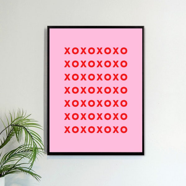 Xoxo Wall Art Etsy