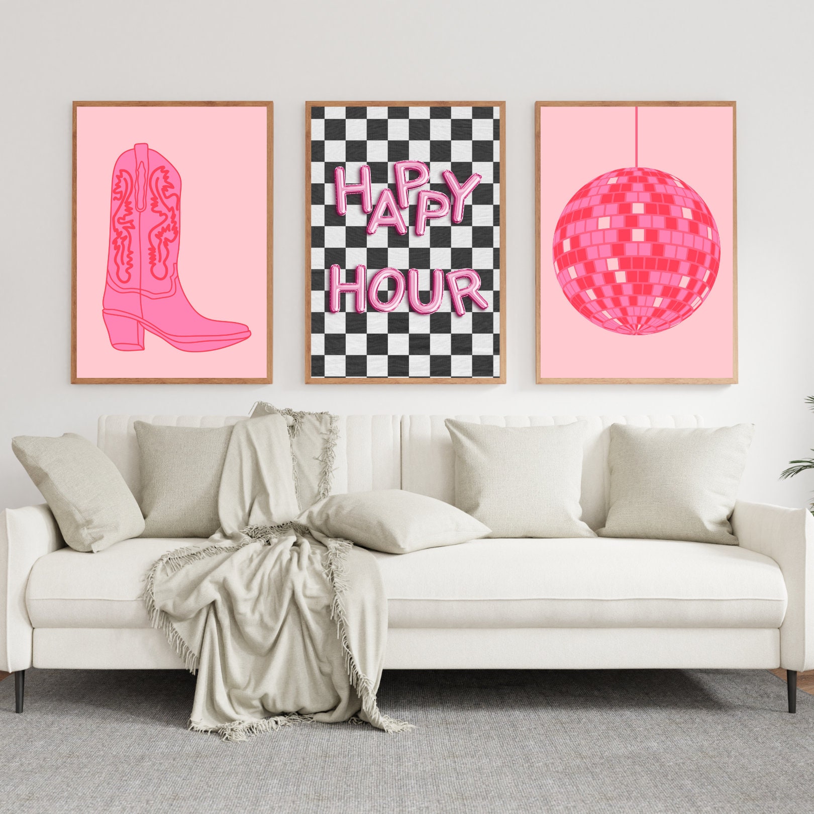 Disco Ball Wall Art, Pink Wall Art Trendy Retro, Trendy Disco Art, Pink  Aesthetic Room Decor, Dorm Room Decor, Disco Ball Poster -  Denmark