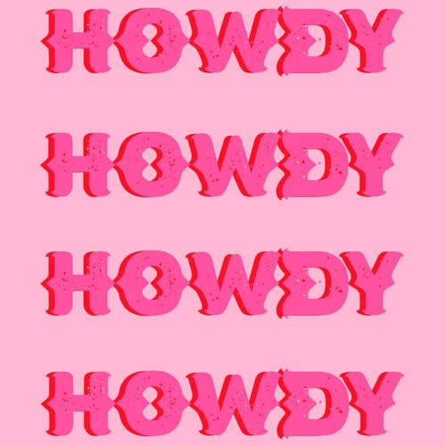 Howdy Pink Wall Art Digital Download - Bức tranh tường đầy màu sắc này sẽ tạo nên một bầu không khí vui vẻ và phấn khích cho không gian sống của bạn. Tải xuống miễn phí ngay hôm nay và trang trí tường của bạn với bộ sưu tập Howdy Pink Wall Art Digital!