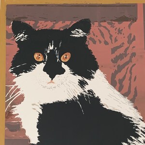 Enrica Marshall Pet Collection &quot;Lizzy&quot; 11&quot; x 15 1/4&quot; unframed serigraph, limited edition, less than 5 prints, 50% off the original price