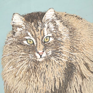 Enrica Marshall Pet Collection &quot;My Ingrid!&quot; 8 3/4&quot; x 8&quot; unframed serigraph, limited edition, less than 3 prints, 50% off the original price.