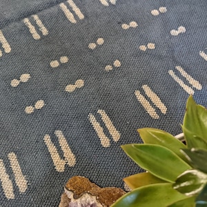 Block Printed Dhurrie Accent Rug - Handmade 100% Natural Cotton - 2x3 - Geo Pattern 4