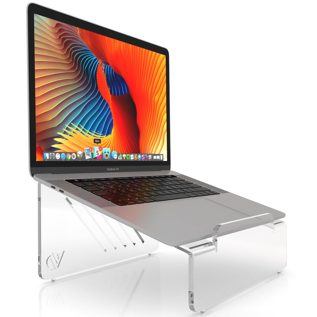 Clear Acrylic Laptop Stand, Portable & Ergonomic Laptop Stand Acrylic