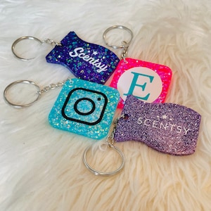Digital social media/business keychain