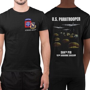 82nd Airborne Tshirt, 504th T-shirt, 82nd Airborne Patch Shirt, 82 Airborne Tee, 82nd Airborne Division Tshirt, 82nd Airborne Shirt