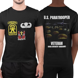 509th Infantry (Airborne), 509th Airborne T-shirt, 509th PIR Tee Shirt, 509th Geronimo Tshirt, Veteran Tee Shirt, Gift for Veteran