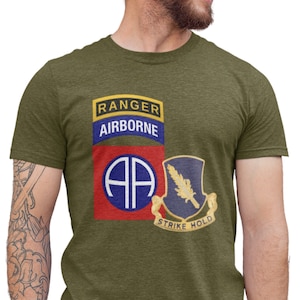504th PIR, Ranger, 82nd Airborne, Airborne T-shirt, Army Airborne T-shirt, Airborne Veteran T-shirt, Army Veteran T-shirt, Gift for Veteran