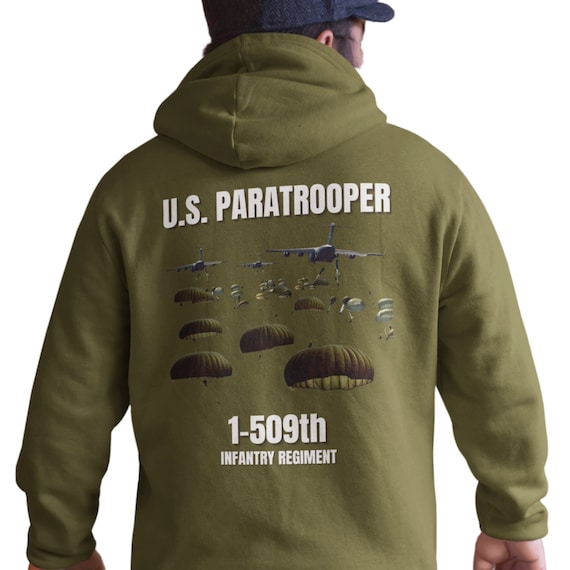 1 509th INF 509th Airborne 509th Airborne Hoodie US Army Hoodie Custom Hoodie Personalized Hoodie Hoodie Sweatshirt Gym Hoodie Etsy