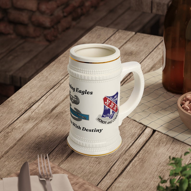 327th INF, US Army Ranger, 101st Airborne Beer Stein, Customized 22oz ...