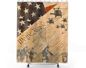 101st Airborne Division, Air Assault, We The People, Shower Curtain, Patriotic, Patriot, Military, Veteran, Soldier, Army, Gift