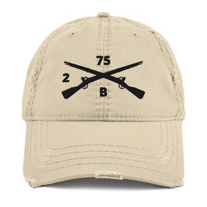 B Co. 2-75th Ranger Regiment Hat, Rangers Lead the way, Army Ranger Hat, Army Airborne Ranger Hat, Embroidered Infantry Hat, Veteran Hat