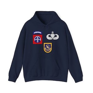 82nd Airborne Hoodie, 82nd Airborne, 1-504th PIR, 82nd Airborne Senior Jumpmaster, 82nd Airborne Division, 82nd Airborne Paratrooper