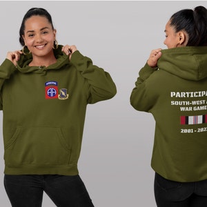 504th PIR, 82nd Airborne, Operation Enduring Freedom, OEF, Unisex Hoodie, Veteran, Paratrooper, Military, Army, Airborne