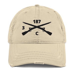 C Co. 3-187th Infantry, 101st Airborne Hat, 101st Airborne Divis, US Army Veteran Hat, US Army Infantry Hats, US Army Veteran Baseball Cap