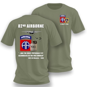 1-504th PIR Shirt, 82nd Airborne Div Tshirt, 82nd Airborne Custom T-shirt, 82nd Airborne Shirt, U.S. Army 82nd Airborne, 82nd Airborne Patch