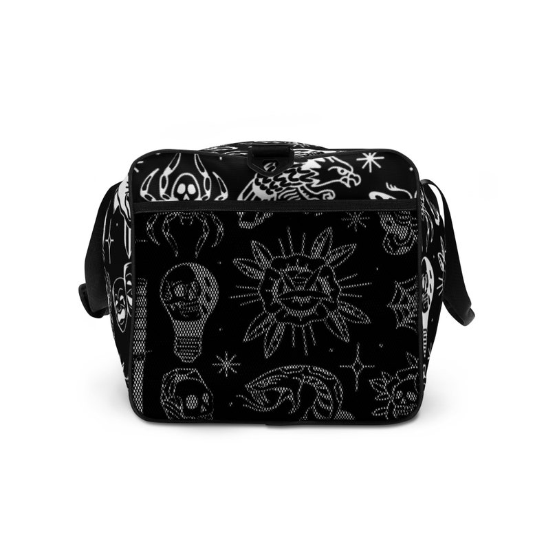 tattoo flash Duffle bag, old school tattoo duffle, tattoo duffle