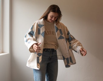 CUSTOM Quilt Coat - Senden Sie Ihren eigenen Quilt, um zu einem unvergesslichen Andenken zu werden, wählen Sie aus 5 Stilen
