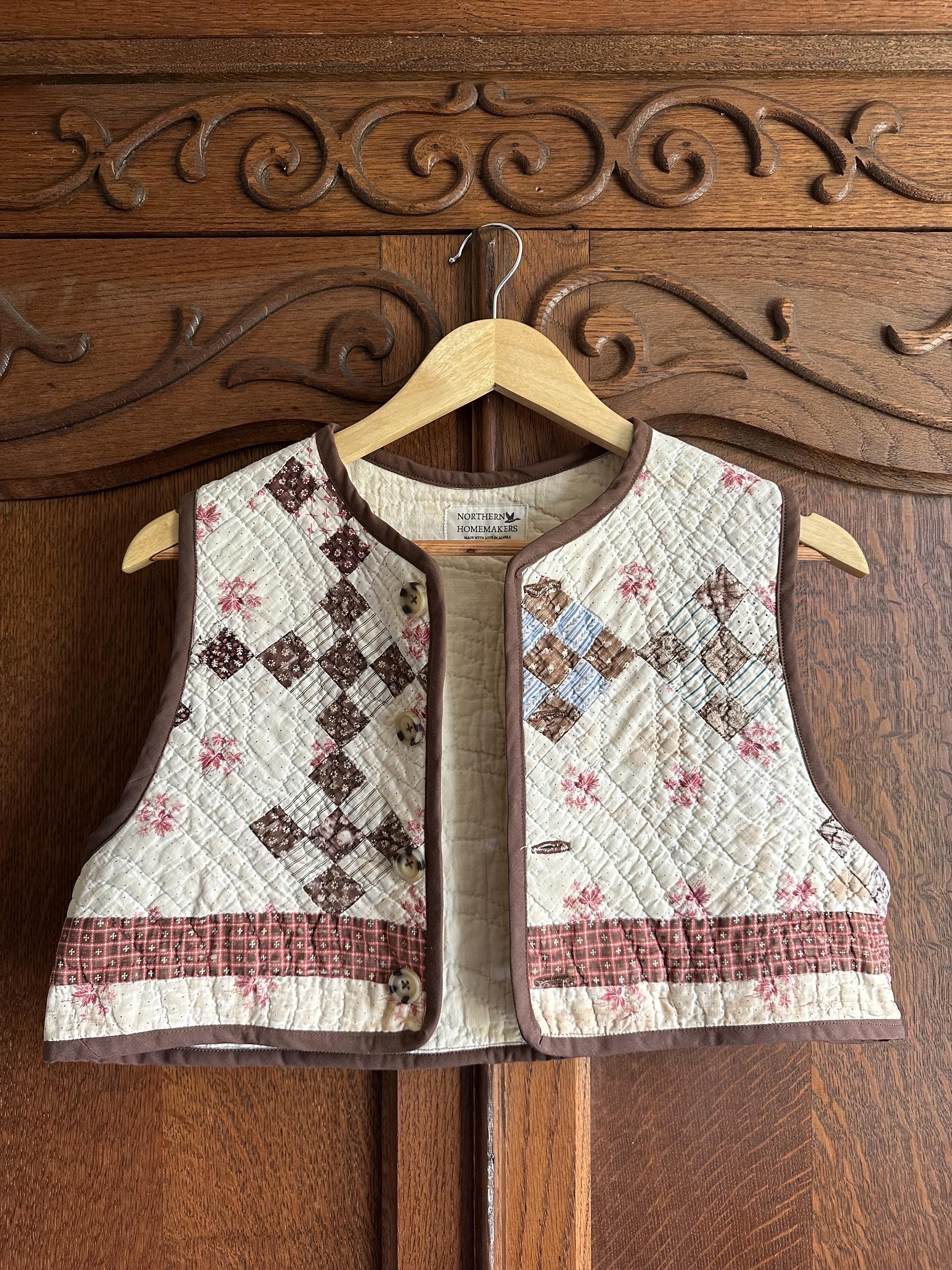Antique Quilt Vest - Etsy